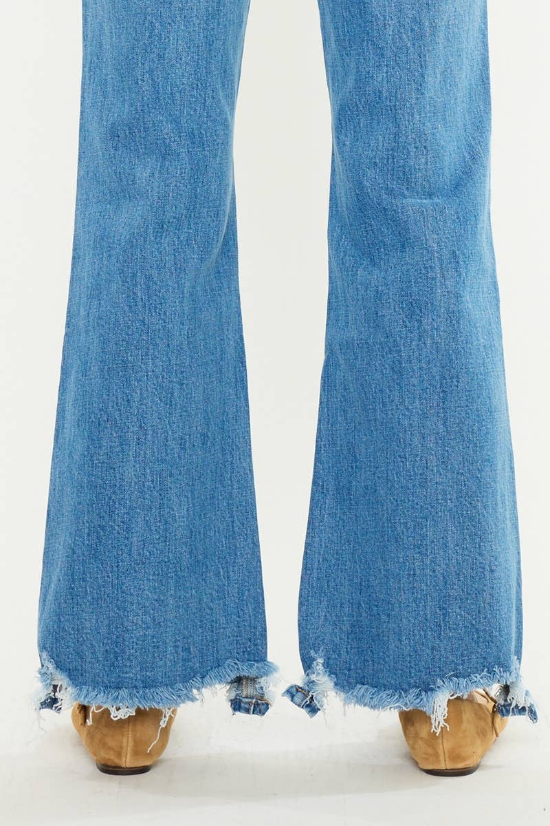 MID RISE WIDE FLARE-KC70109M